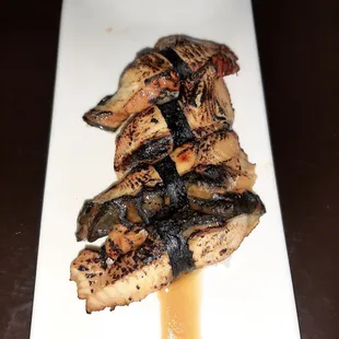 Unagi &quot;well done.&quot;  They blow torched it after we sent it back, as it wasn&apos;t close to crispy.