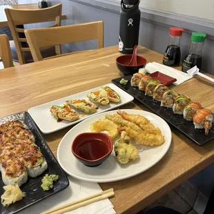 food, sushi, sushi and sashimi, sashimi