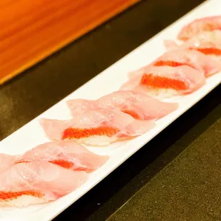 Kinme Dai (Golden Eye Red Snapper) Sashimi