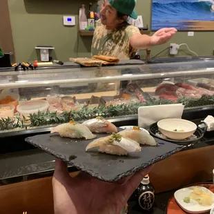 Hirame (Halibut) Sushi