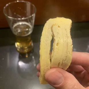 Tamago (Egg Omelet) Sashimi