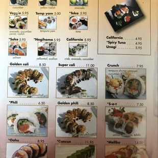 sushi and sashimi