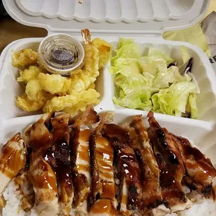 Chicken  Teriyaki with Tempura side to go