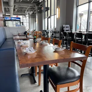 Interior view prior to opening