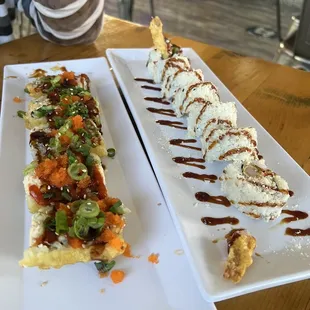 Crazy roll and Crunch Roll