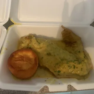 Turkey Wing (In cream of mushroom gravy)