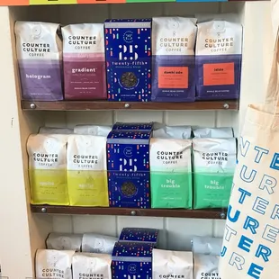 Our proud menu of sustainable Counter Culture beans. Now featuring twice as many coffees, including organic, single-origin, &amp; small batch!