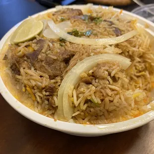 Mutton biriyani