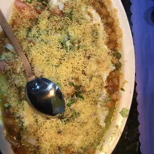 Samosa chaat