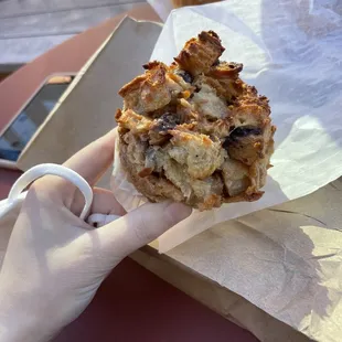Chocolate bread pudding