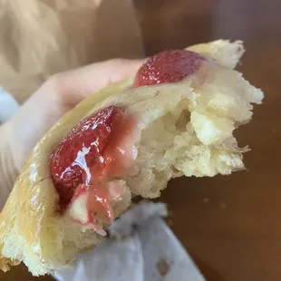 Strawberry danish