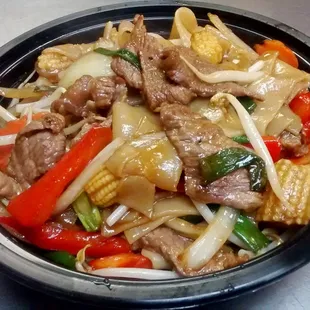 Pad Kee Mao with Beef