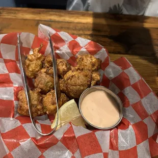 Conch fritters