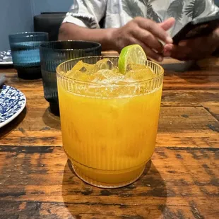 spicy passionfruit marg