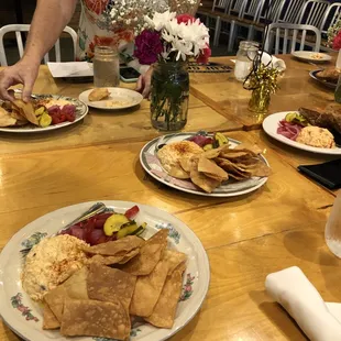 Fish dip and pimento cheese plate- both were excellent!