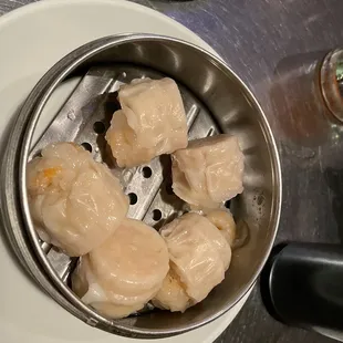 a bowl of dumplings