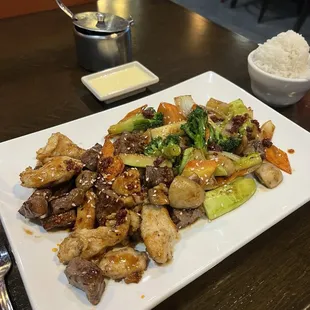 Mixed Hibachi (steak and chicken)