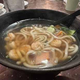 Udon Noodle Soup (Shrimp)