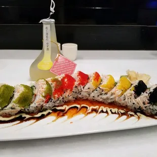 My wife and I visited the Blue Ginger Sushi Resturant at the TIEC. Having travelled all over the world the &quot;BFR Roll&quot; tasted outstanding.
