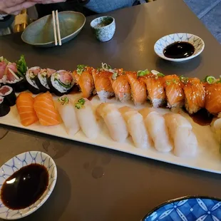 sashimi, food, sushi, sushi and sashimi