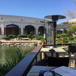 The view from our table :)