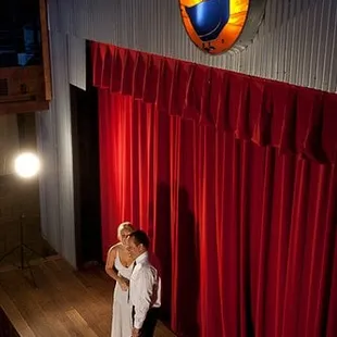 Our stage - home to many concerts and other fundraisers.