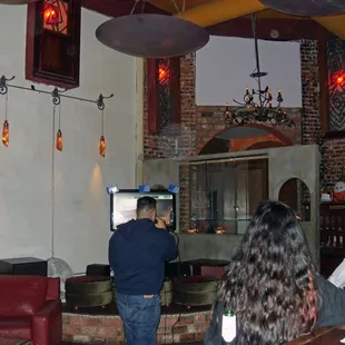 Karoake at the Blue Goose Lounge