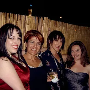 a group of women posing for a picture