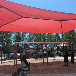 Covered swing area