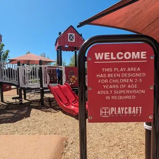 Small playground for younger kids