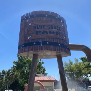 Blue Goose Park Sign