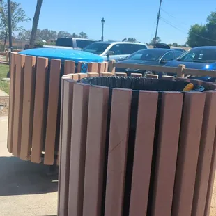 Trash receptacles