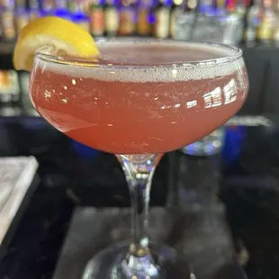 Tasty cocktail.
