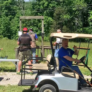 NSCA shoot and valued club member helping out