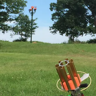 The tower shot on sporting clays