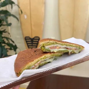 Turkey Pesto Sandwich  IG:AmyNsEats