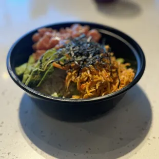 California style spicy ahi poke