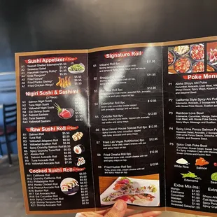 The menu August 2024