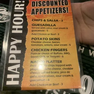 Happy Hour Apps 12-24-22