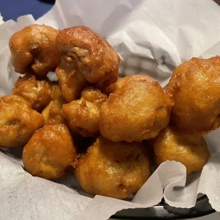 Deep fried mushrooms