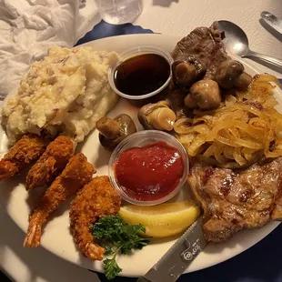 Sirloin combo for two