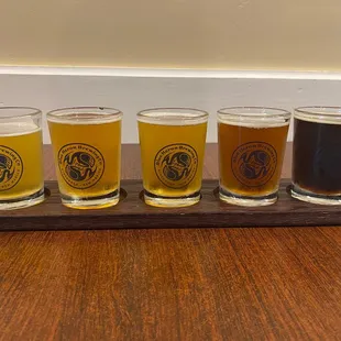 Flight of beer!