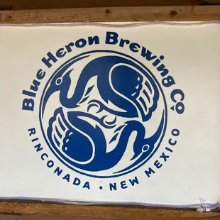 Blue Heron Brewing Company.  Logo.