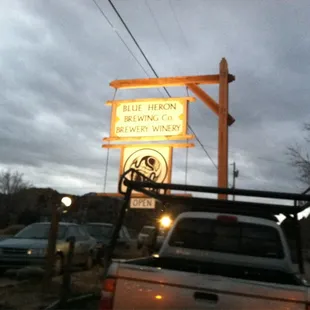 Packed house at the blue heron