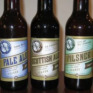 Pale Ale, Scottish Ale, Pilsner