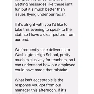 a text message from a friend