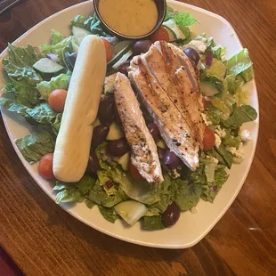 Greek salad. Yummyness!