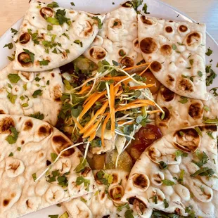 Ojo Homemade Herb Hummus with Pita.