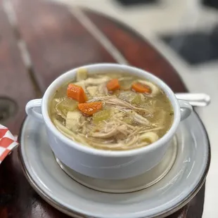 So delicious chicken noodle soup!