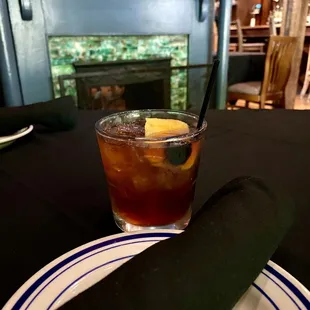 Bourbon Old Fashion.